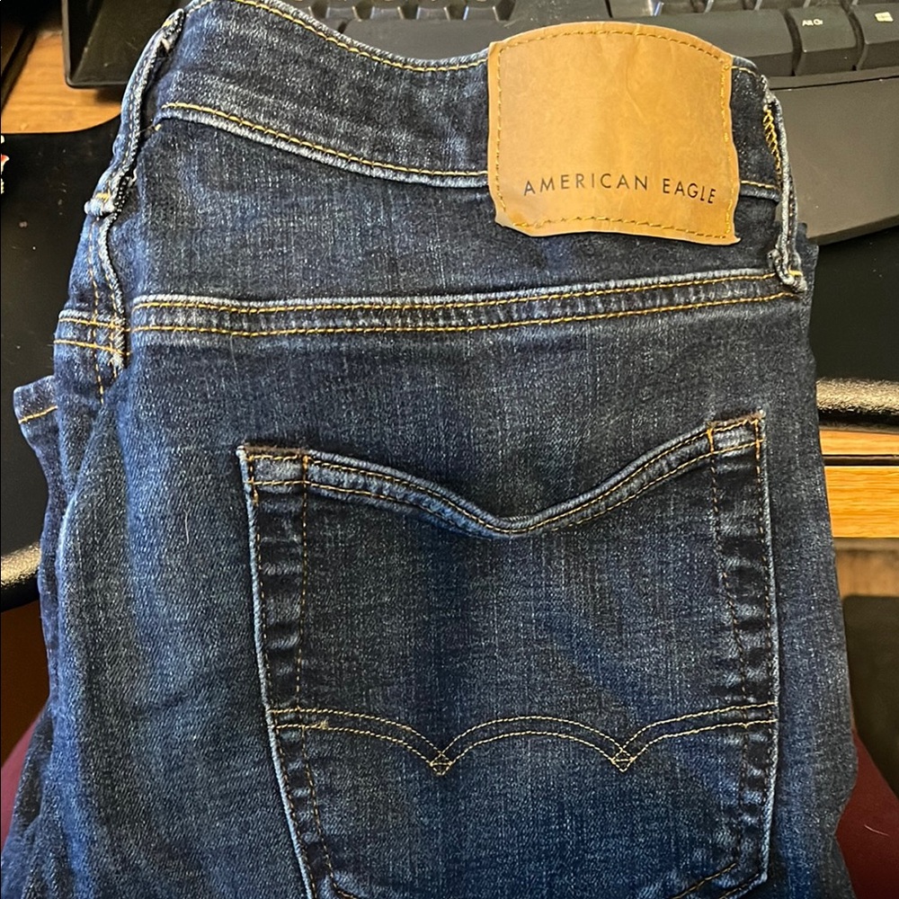 American Eagle Outfitters Blue Denim Jeans Classic Style
